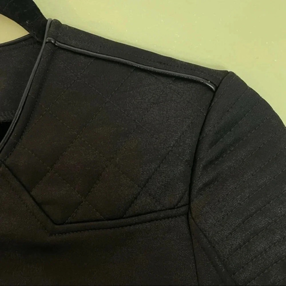 The Kooples Sport Leather Effect Moto Jacket S - Picture 7 of 11